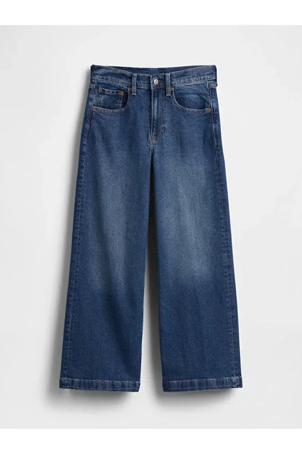 Женские джинсы с высокой талией Gap, Blue-000