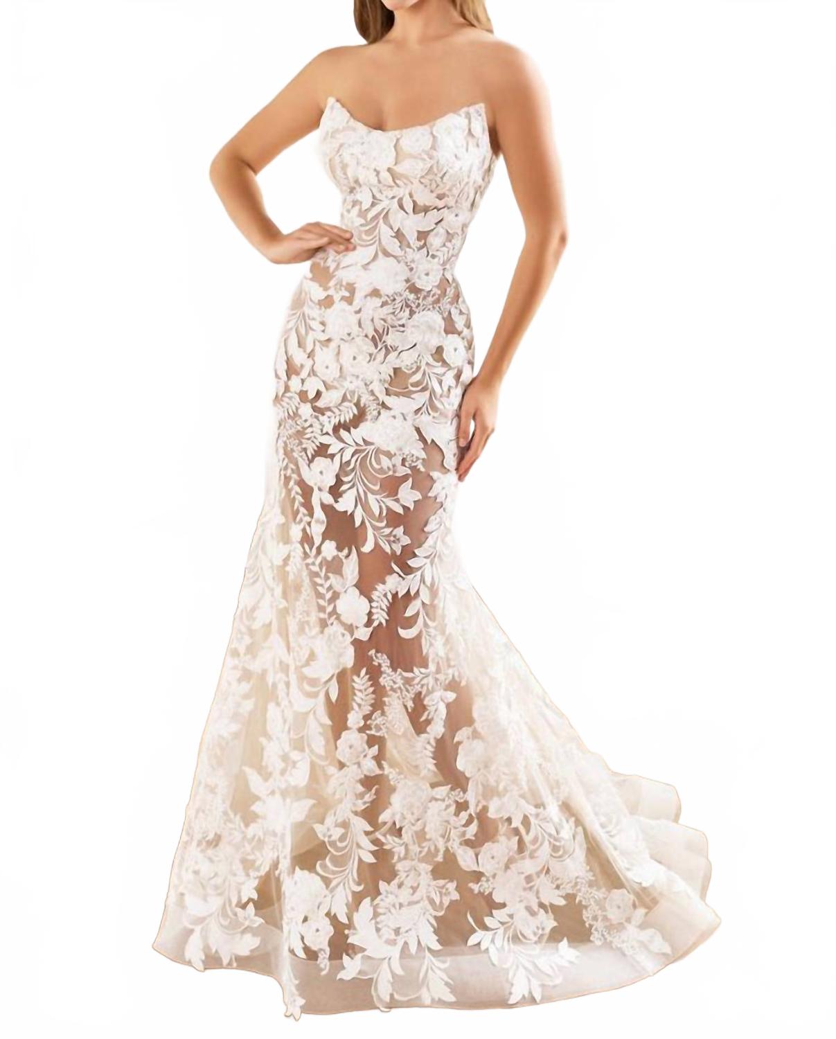 

Свадебное платье Lily Rose в бриллиантово-белом цвете Martin Thornburg