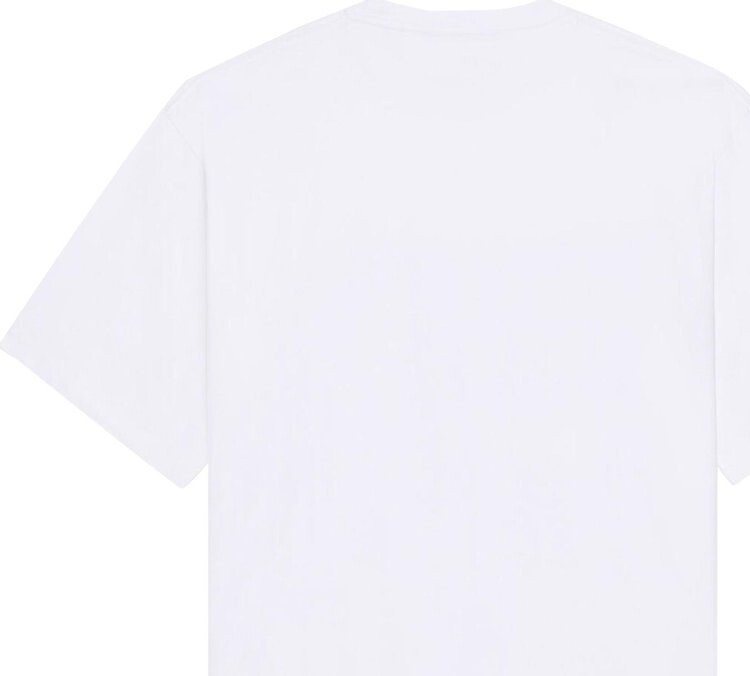Футболка Balenciaga Scissors Flatground из натурального хлопка, белый — фото 2