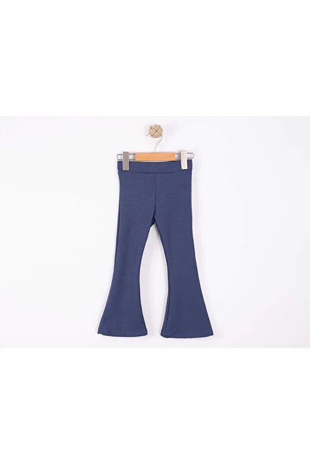 Детские леггинсы для девочек с принтом Spanish Long Legs Cevval Minigirls, Indigo Blue