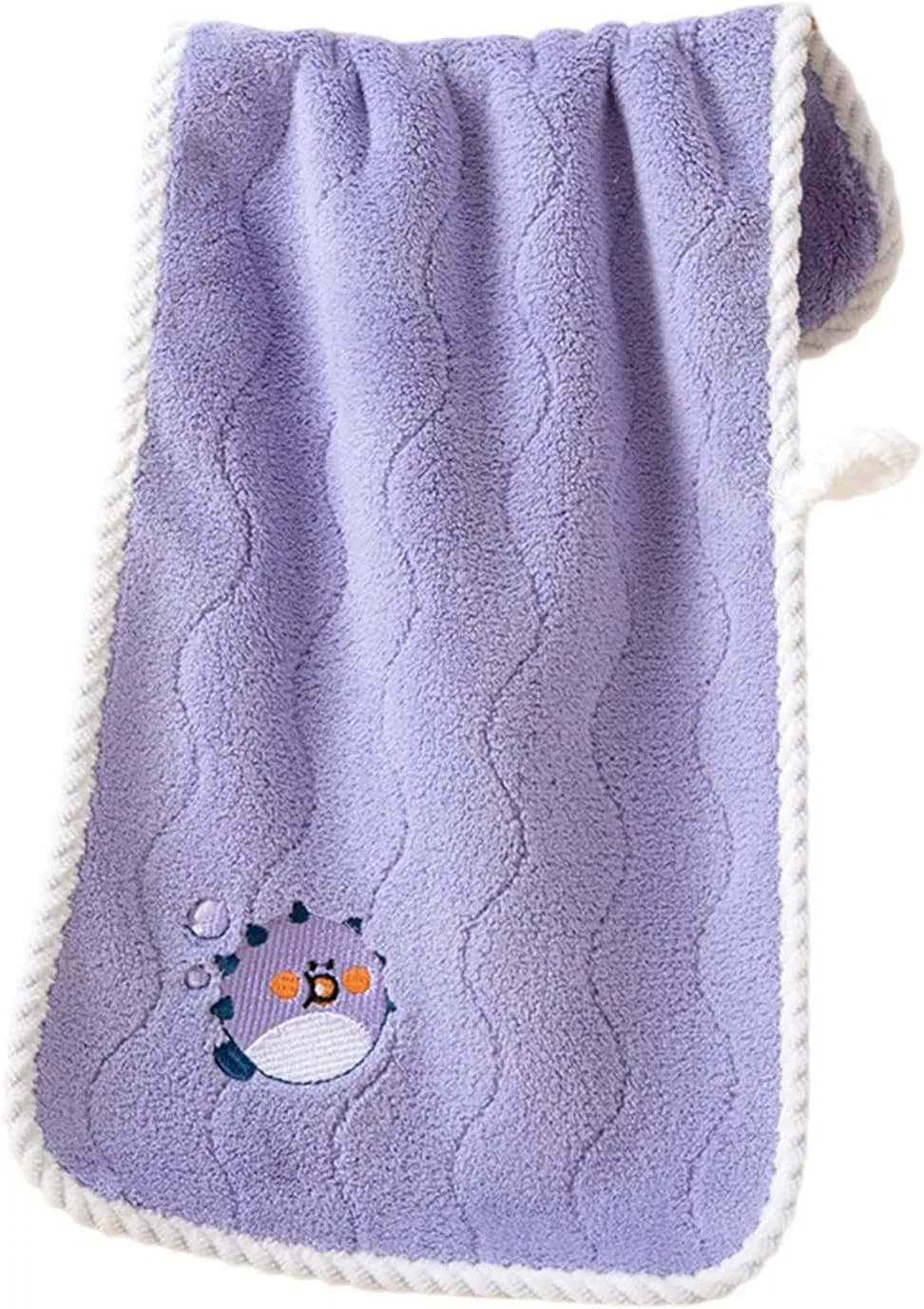 Детское полотенце для лица с вышивкой, JTQYFI, 25x50 см, Pufferfish