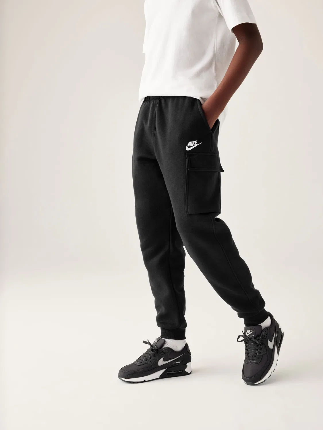 Джоггеры карго Club Fleece Nike, черный