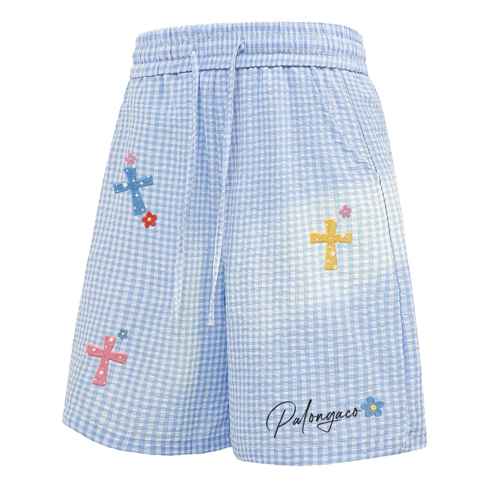 Шорты повседневные детские прямого кроя Casual Shorts PAL ONGACO, Pink — фото 3
