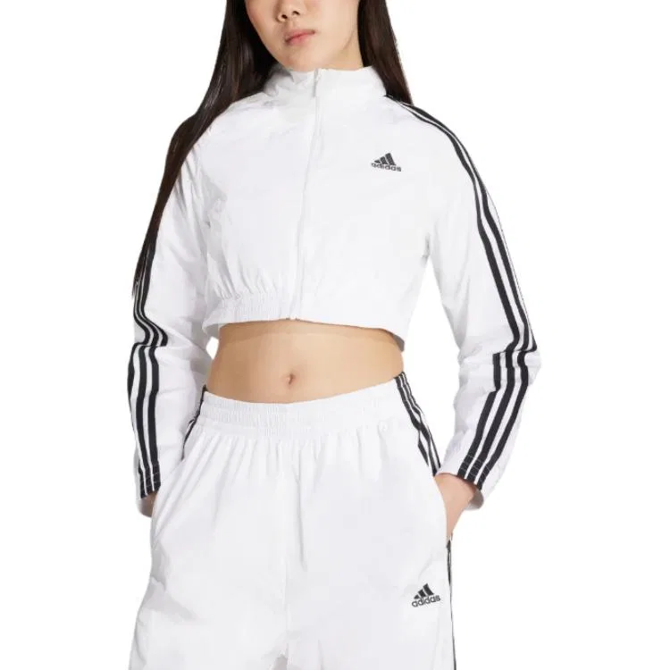 Женская куртка-бомбер с принтом Adidas Teamgeist Adicolor, White — фото 3