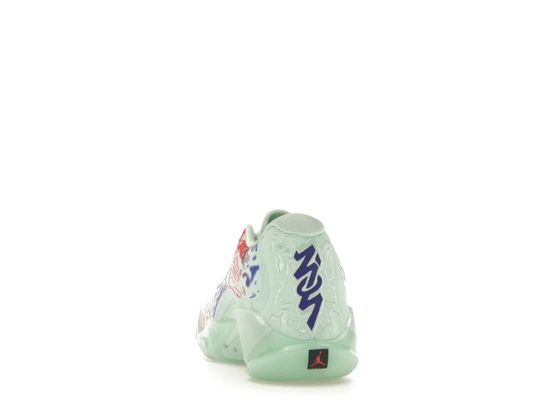 Детские кроссовки для активного отдыха Jordan Zion 3 Jordan, Mint Foam/Concord/Psychic Purple/Flash Crimson — фото 4