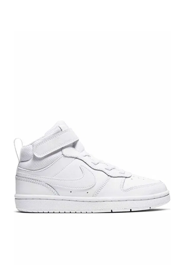 Детские кроссовки для девочек с принтом Court Borough Mid 2 (PSV) Kids Casual Sneakers CD7783-100 Nike