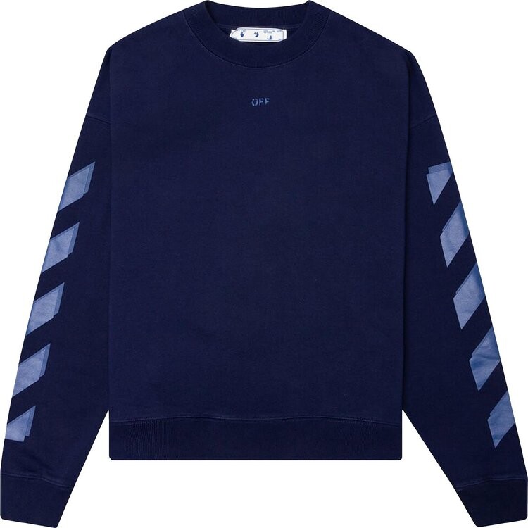 

Толстовка Off-White Rubber Arrow Skate Crewneck 'Blue/Blue', синий