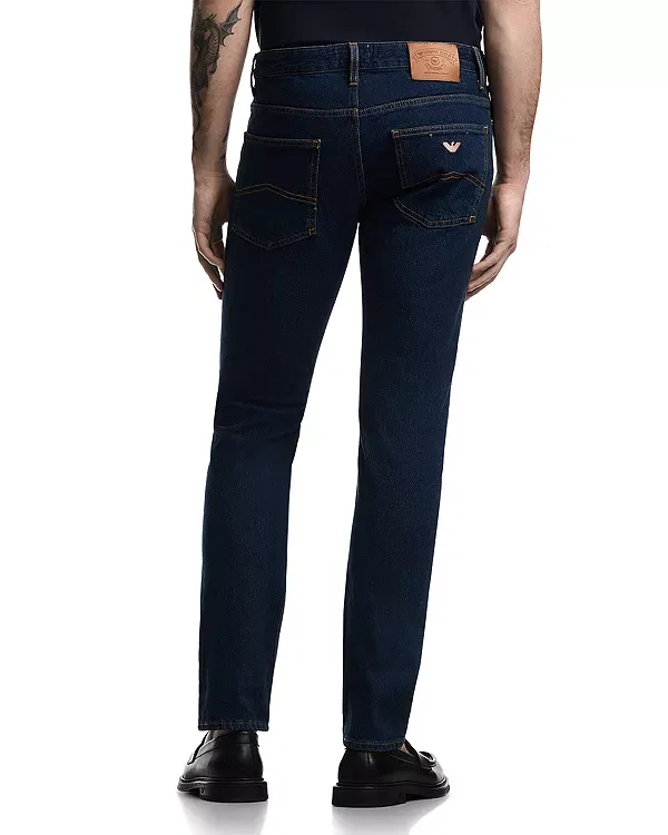 Мужские узкие джинсы Capsule j06 slim fit Emporio Armani, Medium Blue Denim — фото 3