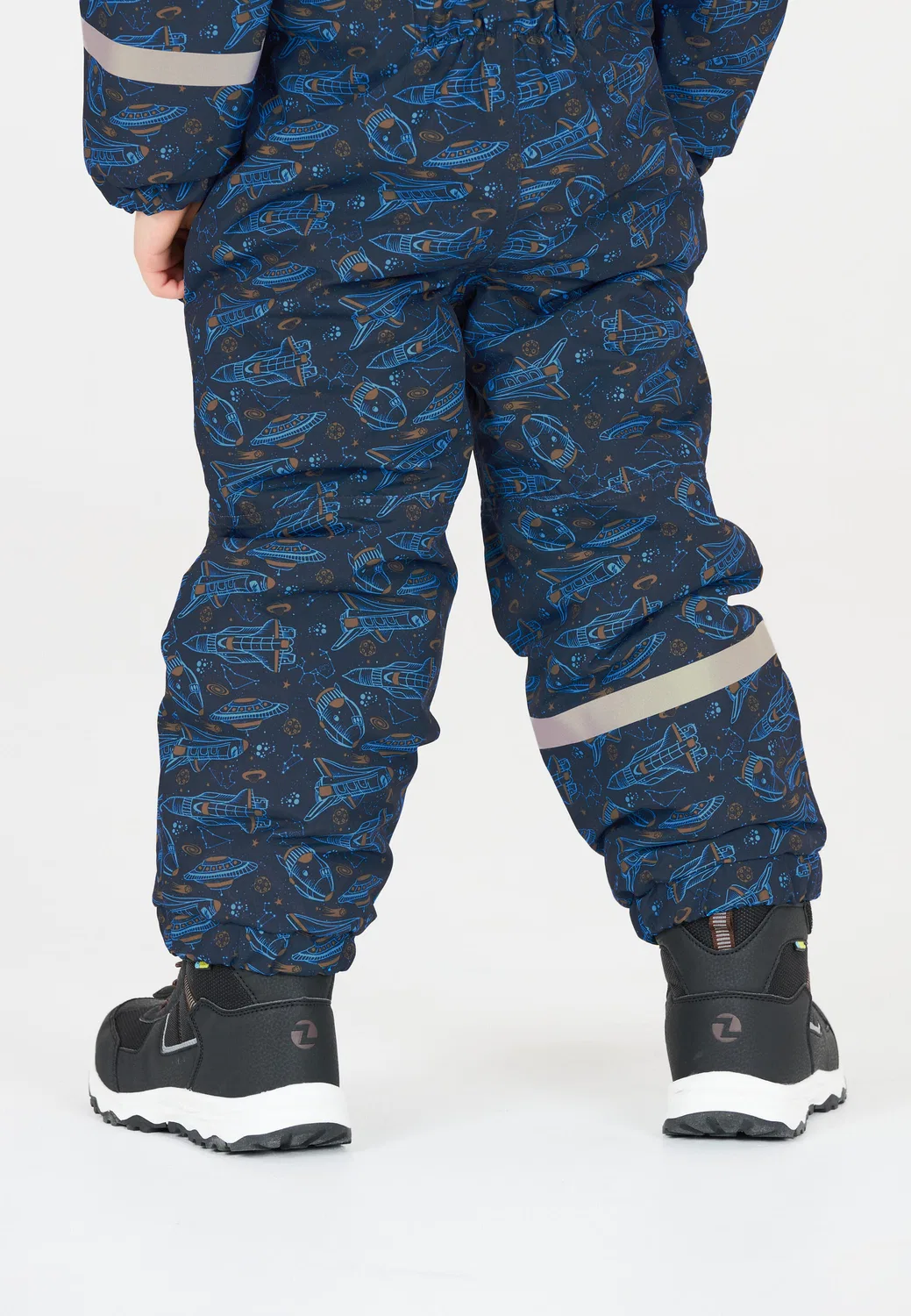 Детский утепленный комбинезон Tower Zigzag, Blau Navyblau Mitternachtsindigo — фото 4