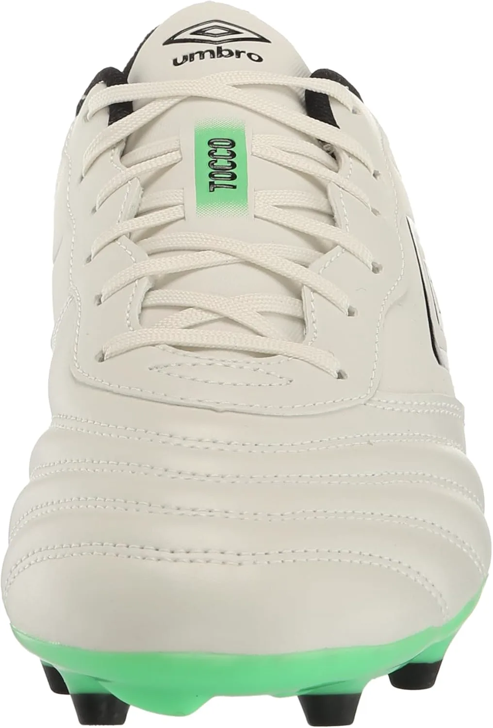 Мужские футбольные бутсы Umbro Tocco 3 Club FG, белый/черный/зеленый — фото 3