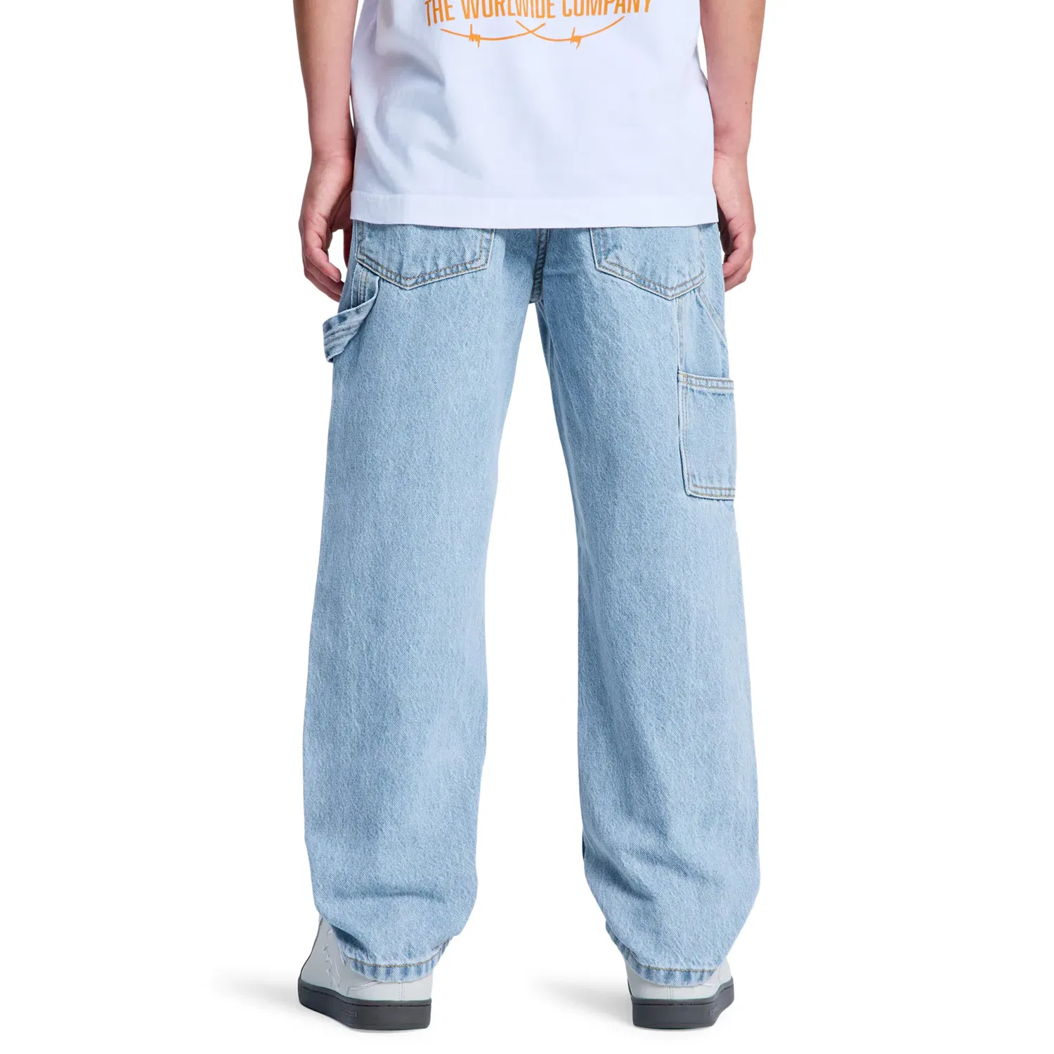 Детские джинсы для мальчиков свободного кроя Carpenter Baggy DC Shoes, Azul — фото 2