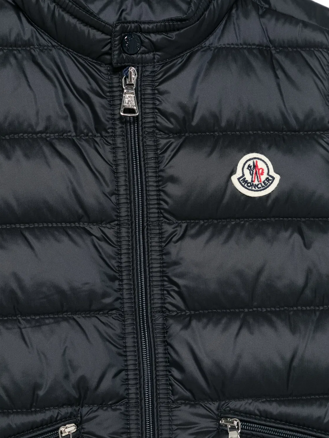 Moncler Синий жилет с утеплителем — фото 2