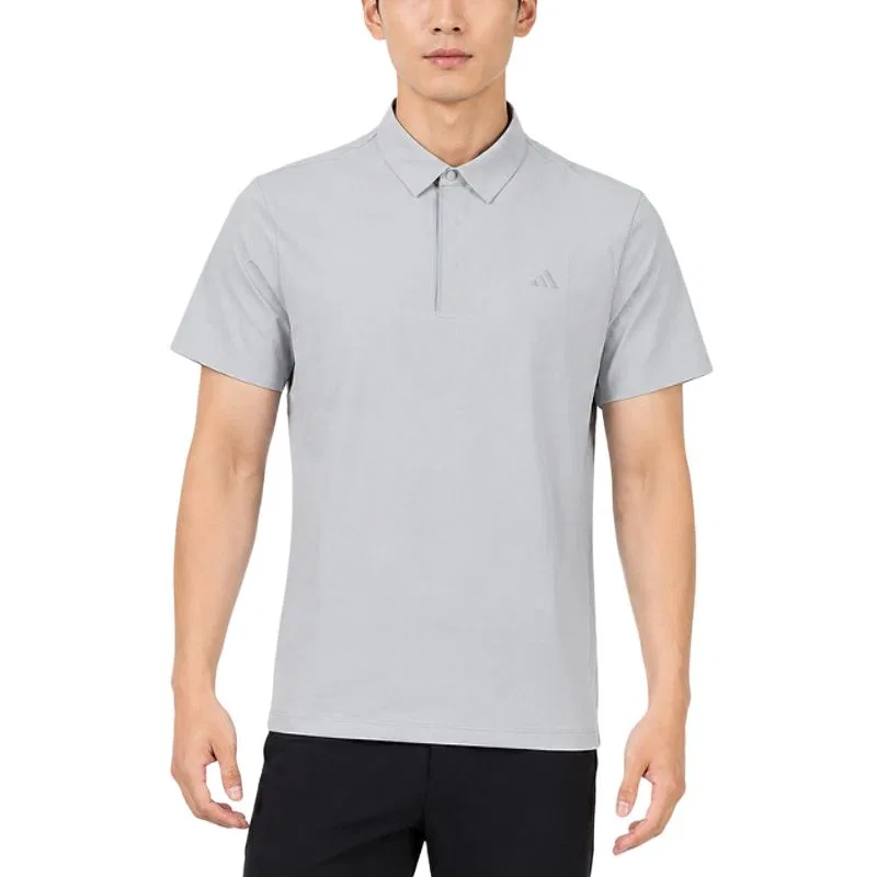 Мужское поло с воротником Beige Gray Adidas, Beige Gray