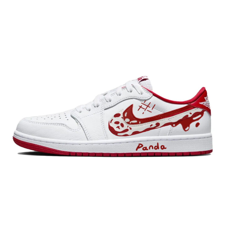 

Баскетбольные кроссовки Air 1 Vintage Unisex Low-Top White/Red Jordan