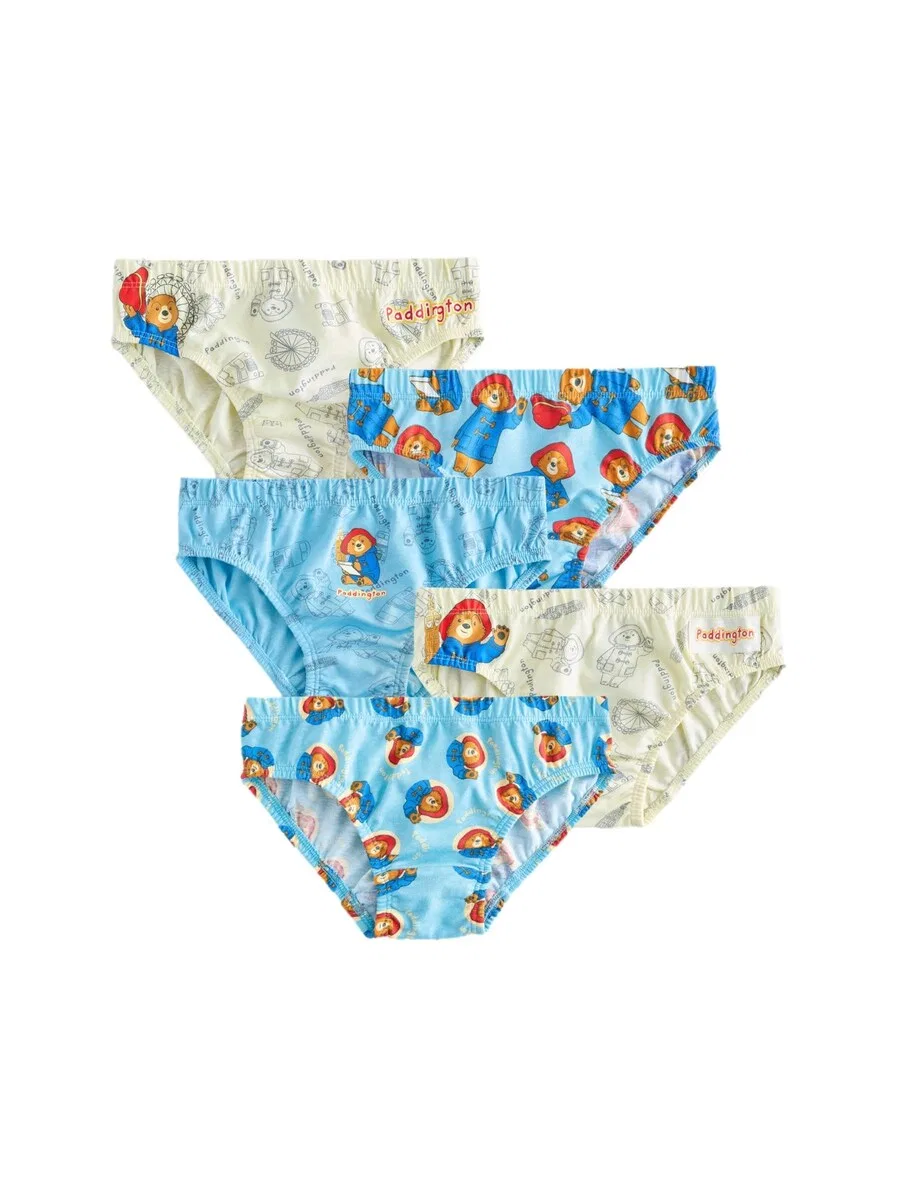 Трусики Next Underpants "Медвежонок Паддингтон" в королевском синем и светло-желтом цветах