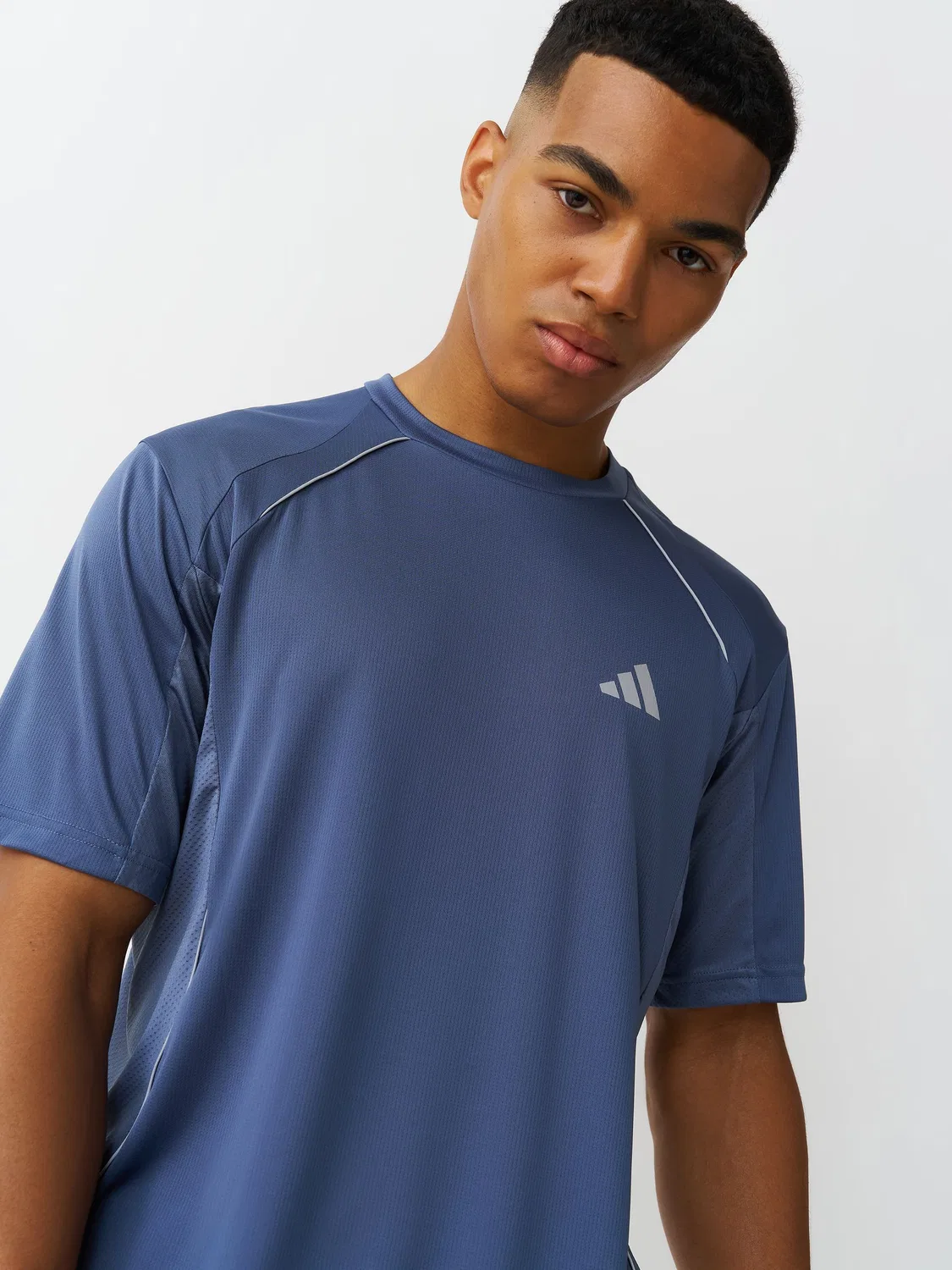 Футболка Performance Jersey adidas, синий — фото 4
