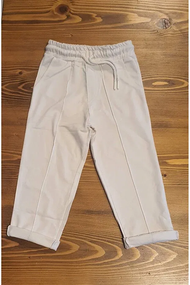 Детские брюки для девочек регулярные Iron line child pant Beebird, Cream