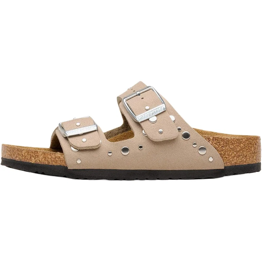 Детские сланцы из синтетической кожи Arizona Birkenstock, Brown