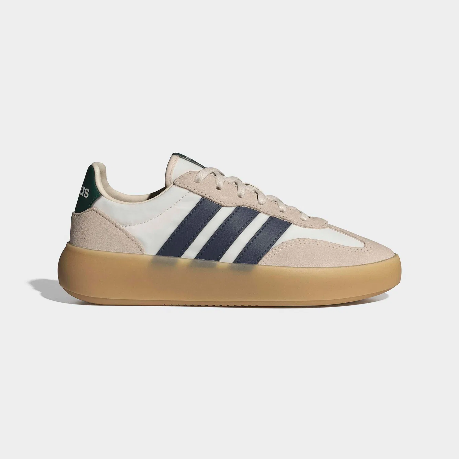 Детские кроссовки с T-Toe дизайном Adidas Sportswear, Off White/Collegiate Navy/Collegiate Green — фото 2