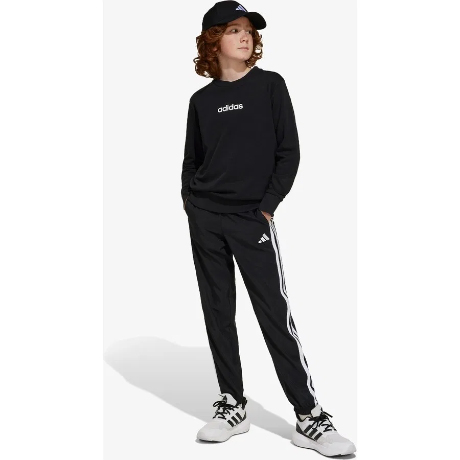 Детские спортивные штаны с технологией Climacool, модель Essentials Climacool, adidas, Черный