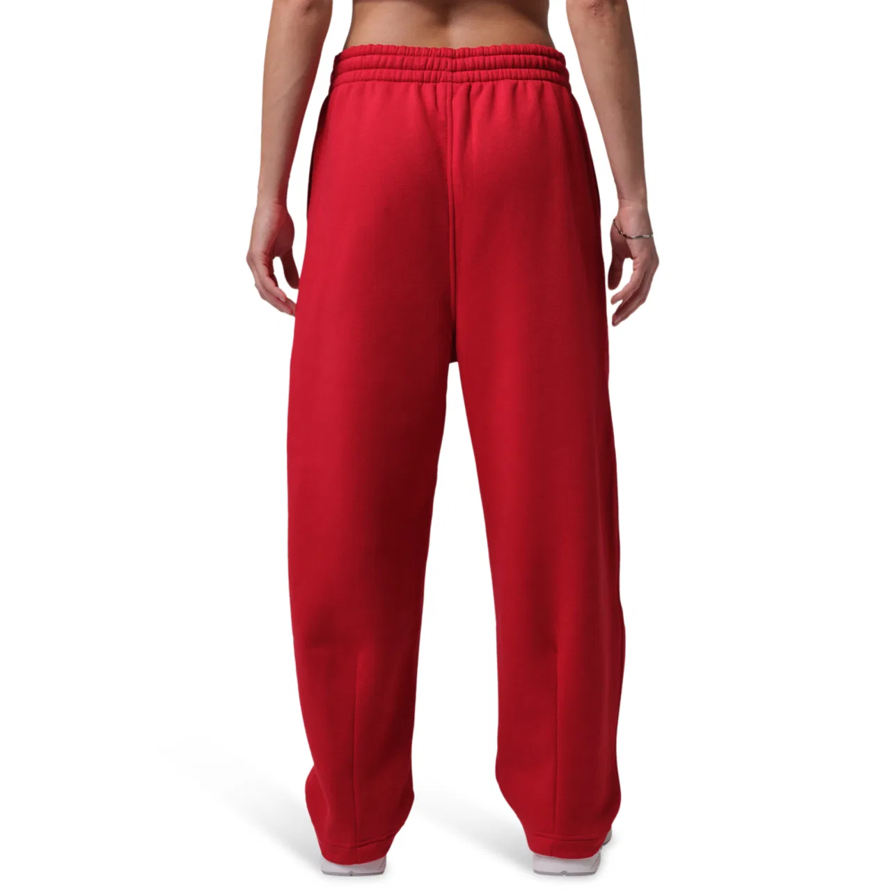 Женские брюки с широкими штанинами из футера Jordan Brooklyn Fleece, Jordan, Gym Red — фото 2