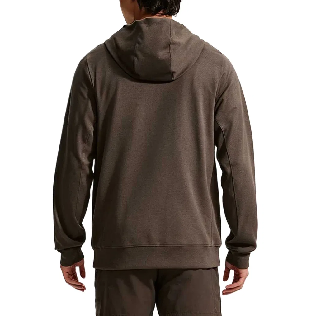 Мужская толстовка с капюшоном и длинным рукавом Dri FIT Primary Nike, Baroque Brown/Asphalt/Heather/Baroque Brown — фото 3