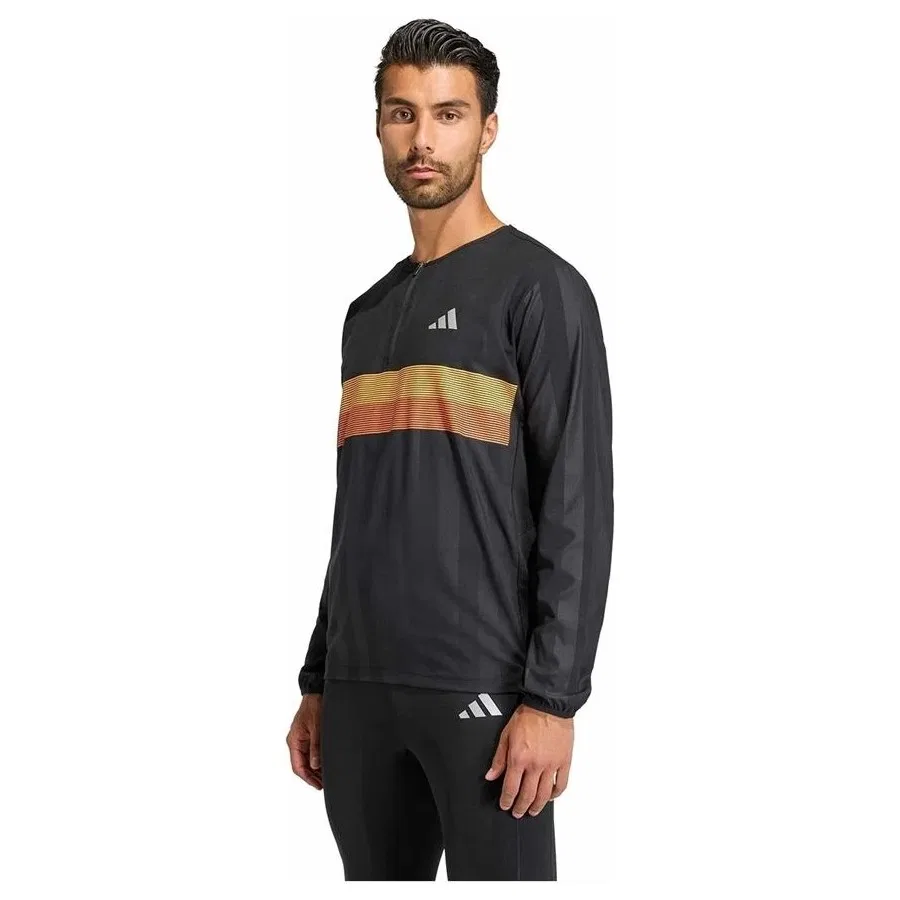 Спортивный свитшот с длинным рукавом adidas, Черный — фото 2