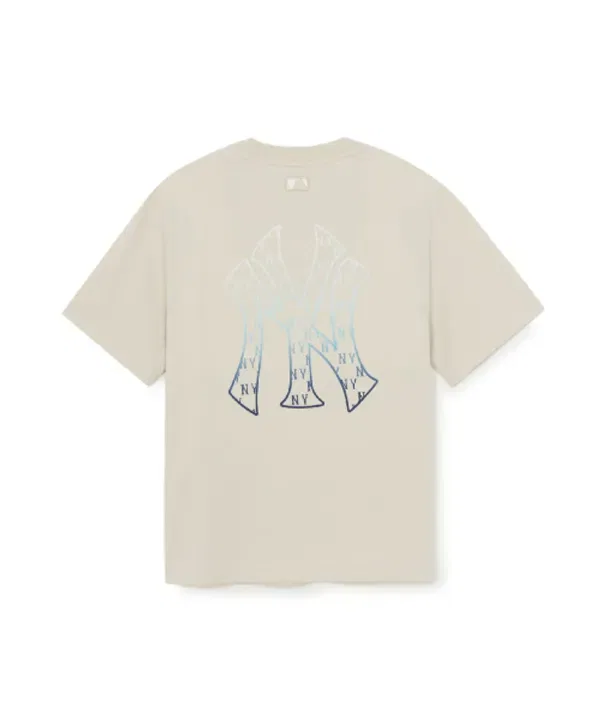 Футболка с монограммой, SPORTIVE MONOGRAM, Mlb Kids, кремовый — фото 2