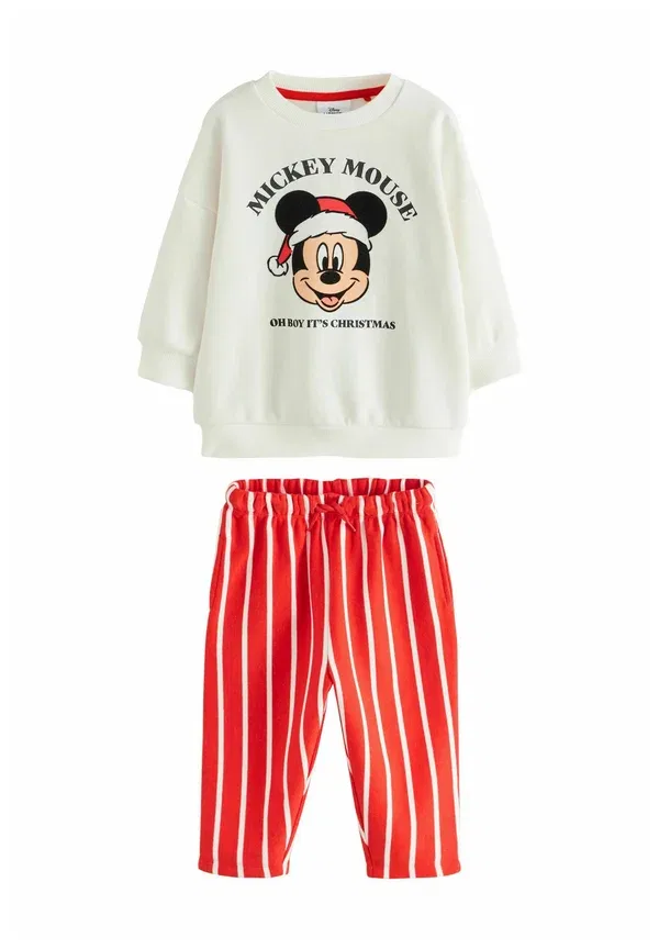 Спортивный костюм с принтом Mickey Mouse Next, красный/белый