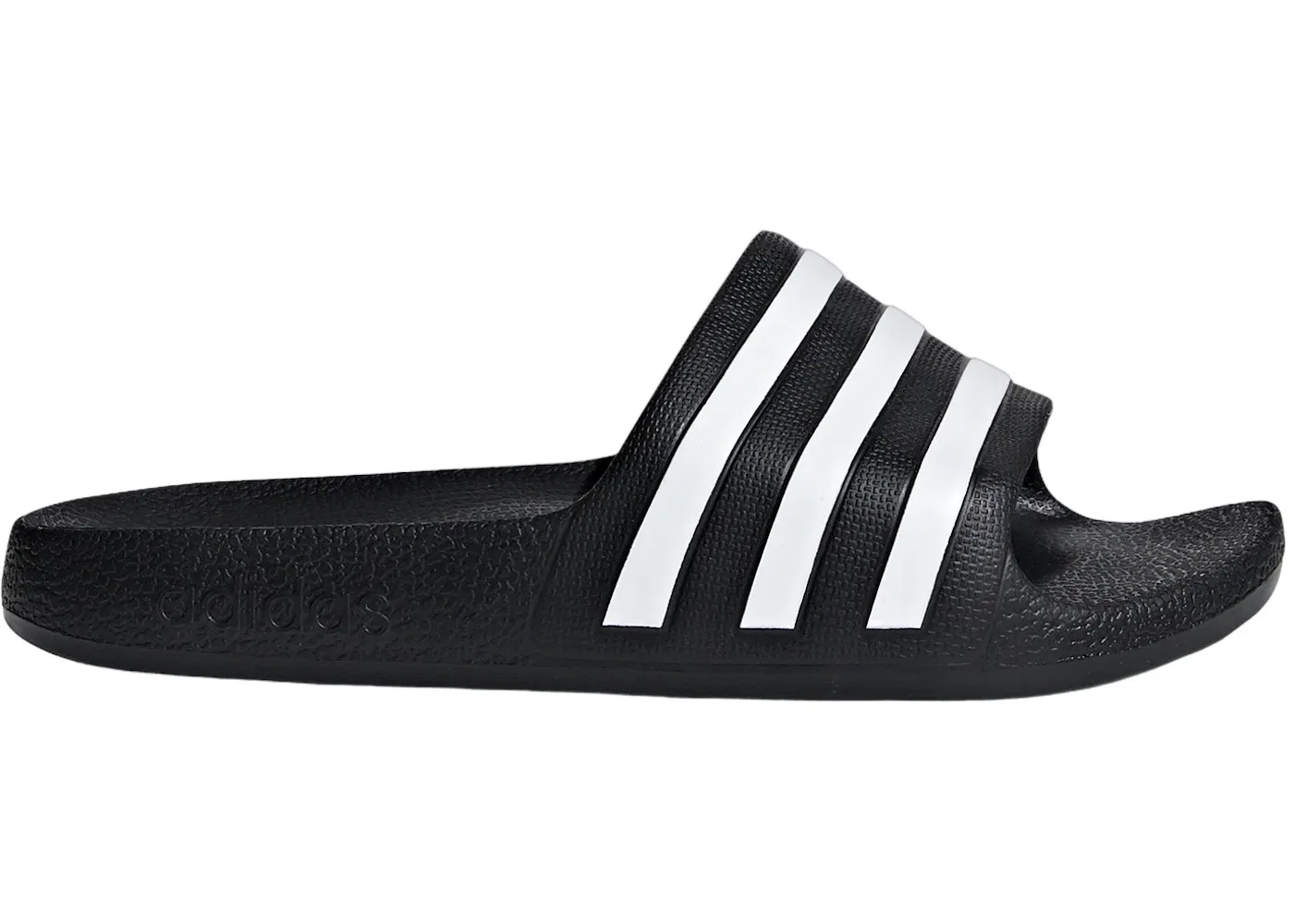 Детские шлепанцы с логотипом Adidas Adilette Aqua, Core Black/Cloud White/Core Black