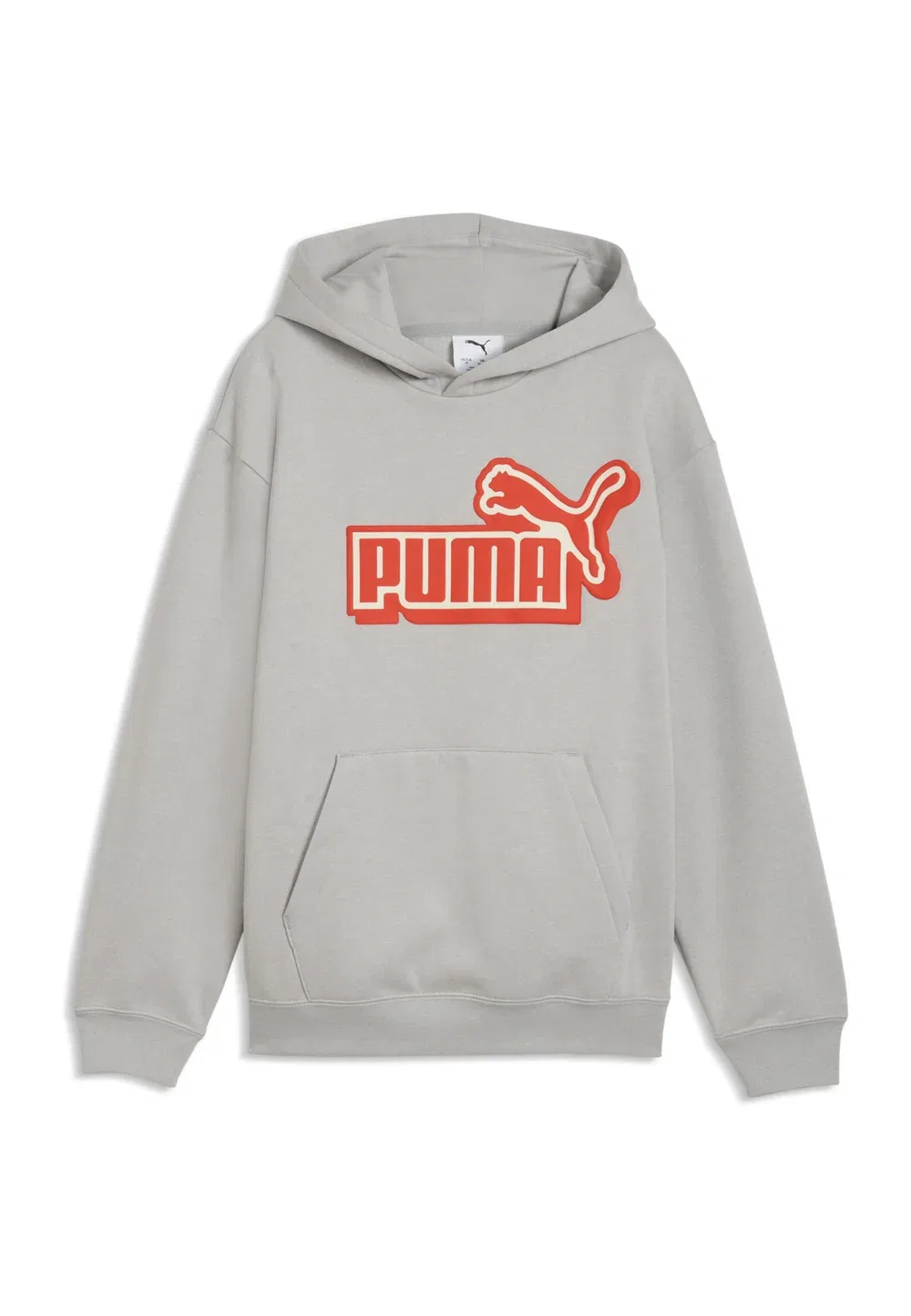 Худи Essentials Logo Lab свободного кроя - худи Puma, Gray Echo — фото 4