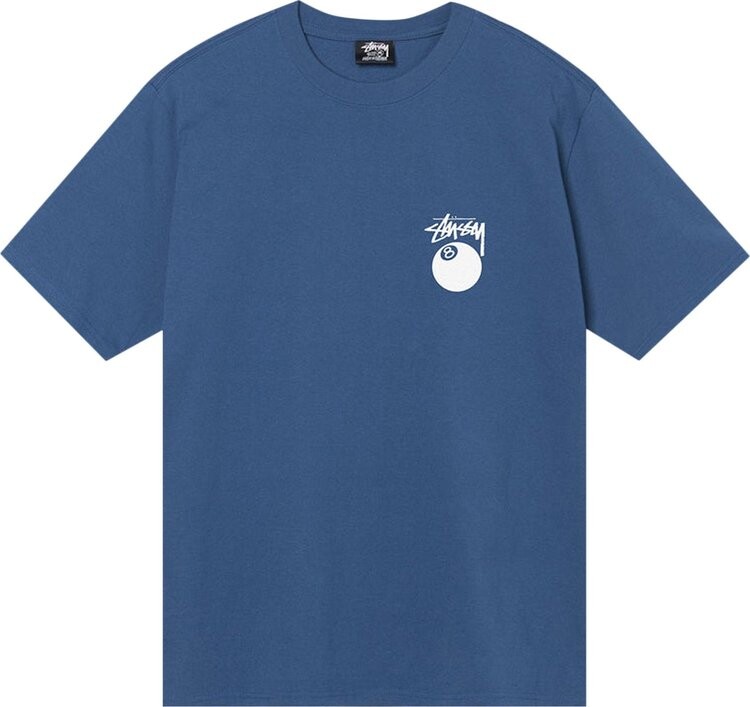 

Футболка Stussy Billiards Tee 'Midnight', синий