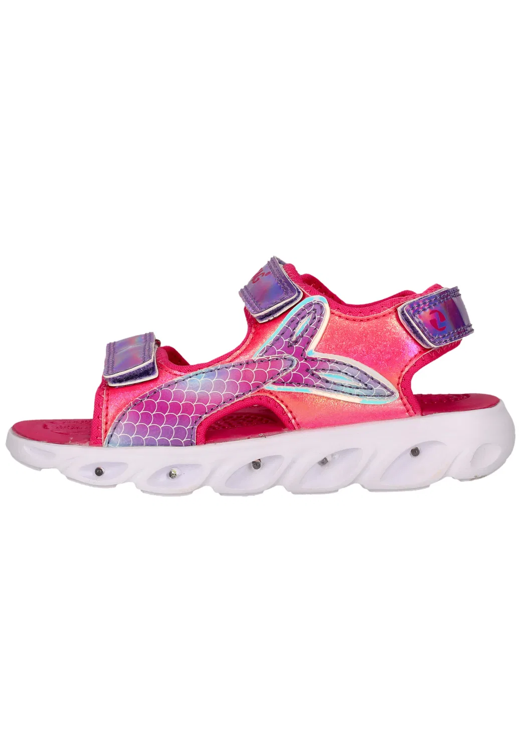 Детские сандалии с подсветкой Mieres Zigzag, Orchideenpink
