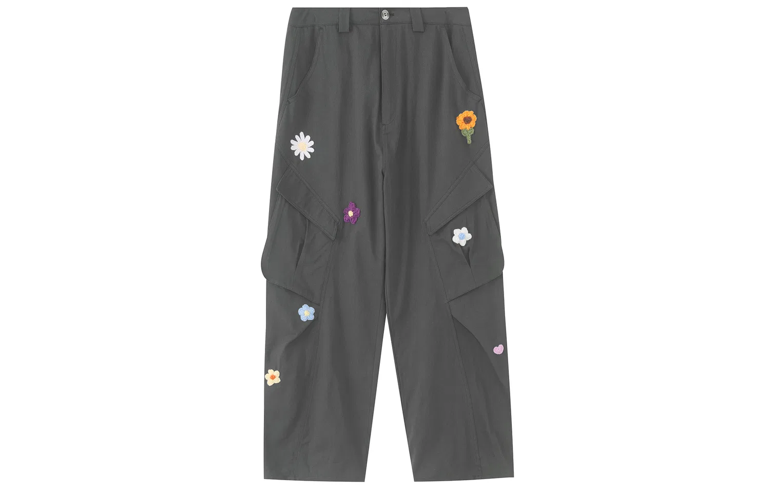 Детские карго-штаны Unisex Moderate F426, Black Gray