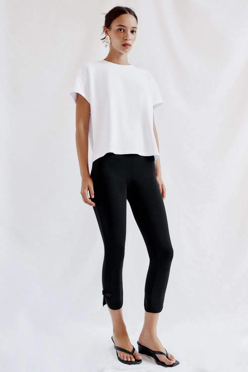 Футболка с коротким рукавом ZARA, White