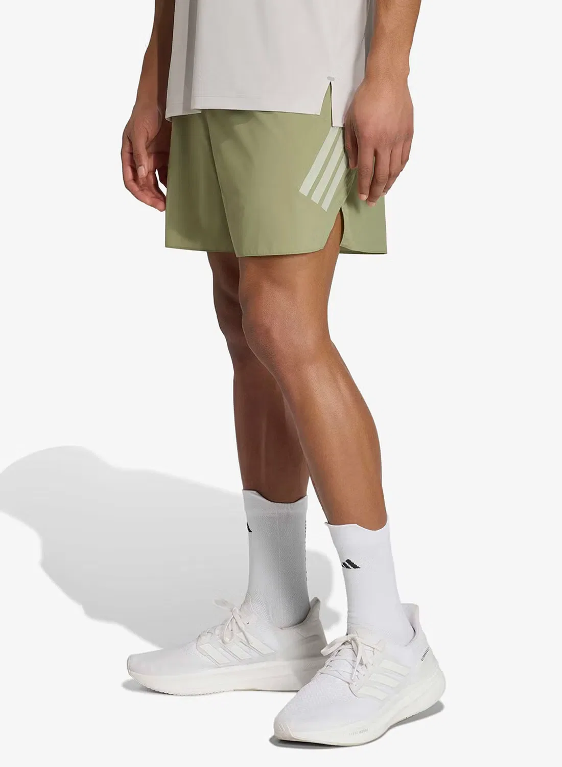 Шорты спортивные с технологией Clima365 adidas, темно-зеленый