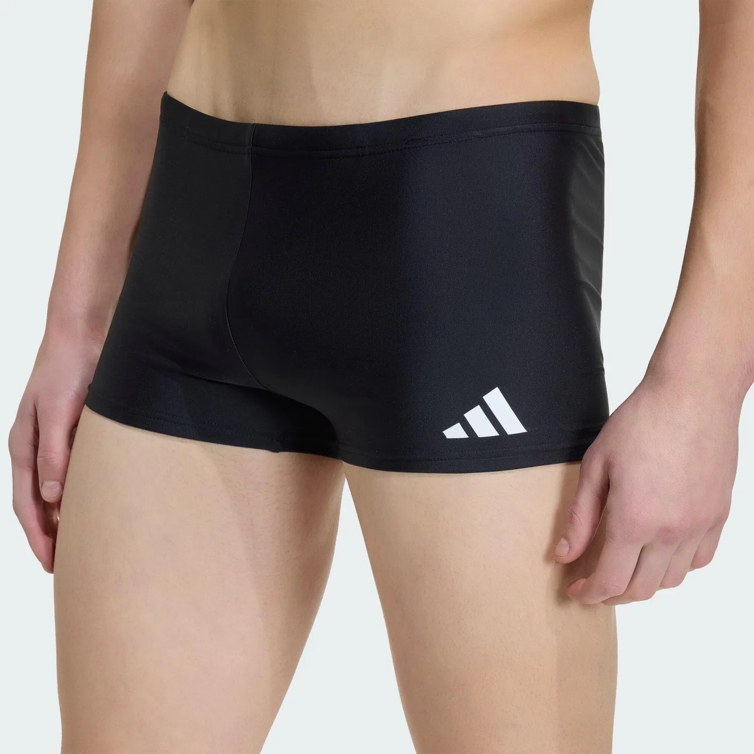 Мужские плавки-боксеры с принтом Solid Swim Boxers Adidas, Schwarz — фото 4
