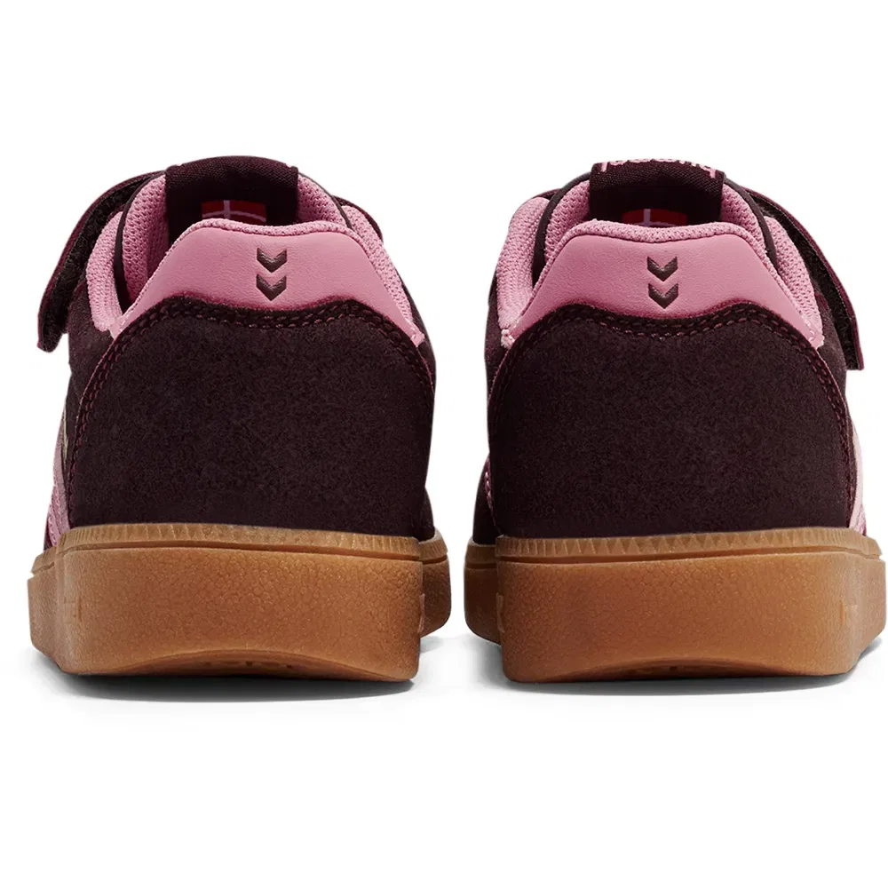 Детские кроссовки для девочек с липучкой Hanball Perfekt CL Hummel, Purple — фото 4
