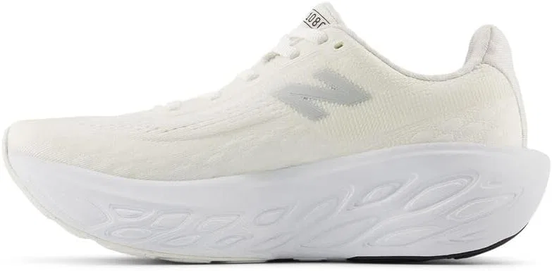 Детские беговые кроссовки для девочек Fresh Foam X 1080 V14 New Balance, White/Sea Salt — фото 2