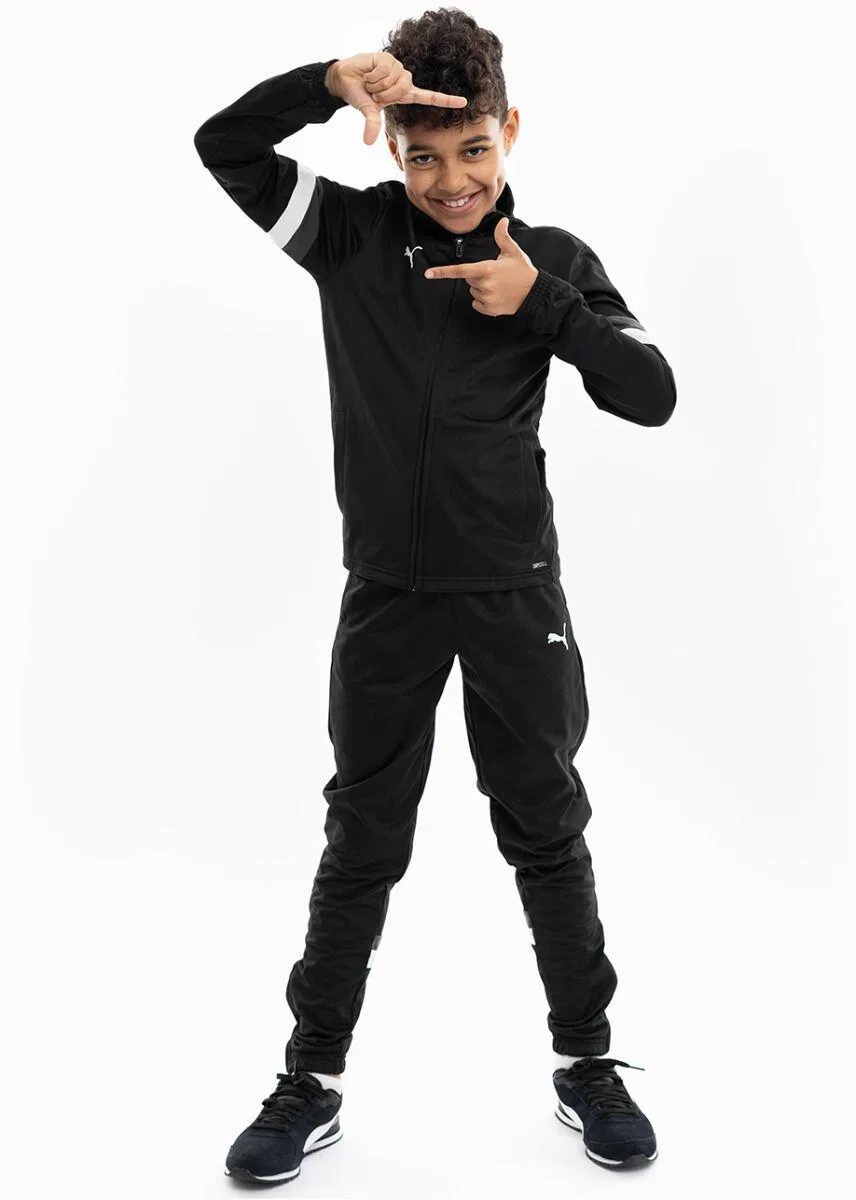 Детский спортивный костюм teamRISE Tracksuit Jr. Puma, Schwarz