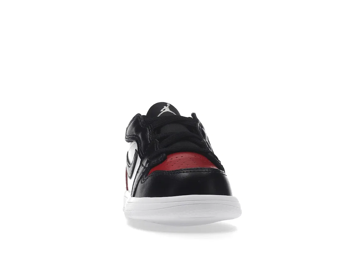 Детские кроссовки Lifestyle с принтом Jordan 1 Low Alt Bred Toe Jordan, Gym Red/White/Black — фото 2