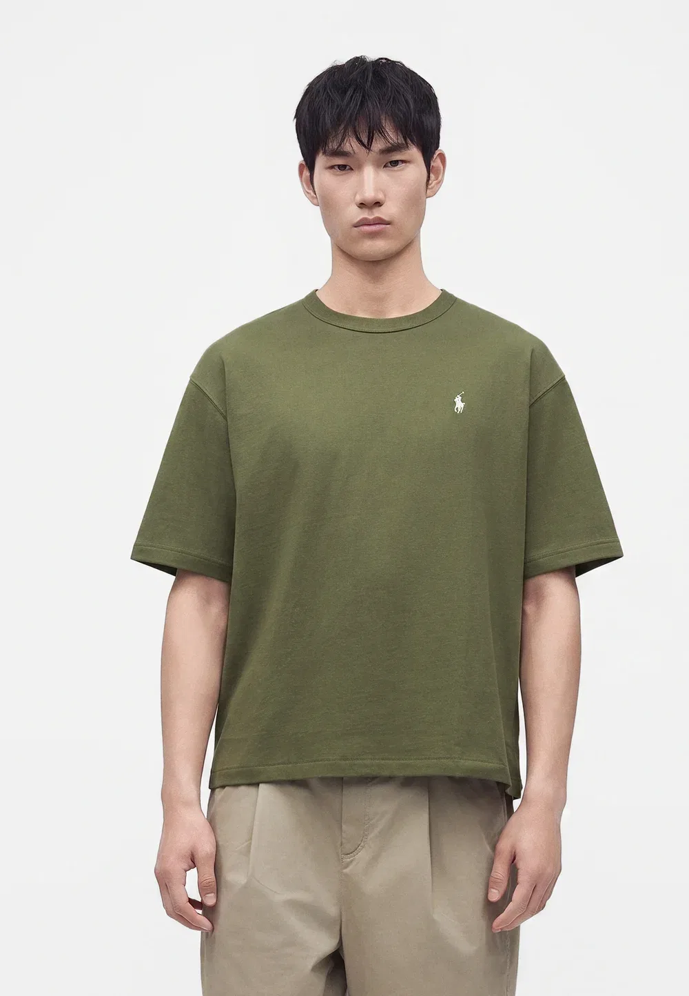 Простая футболка Polo Ralph Lauren, Olive