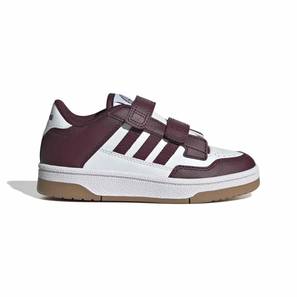 Детские кроссовки для девочек с принтом Adidas Rapid Court, White