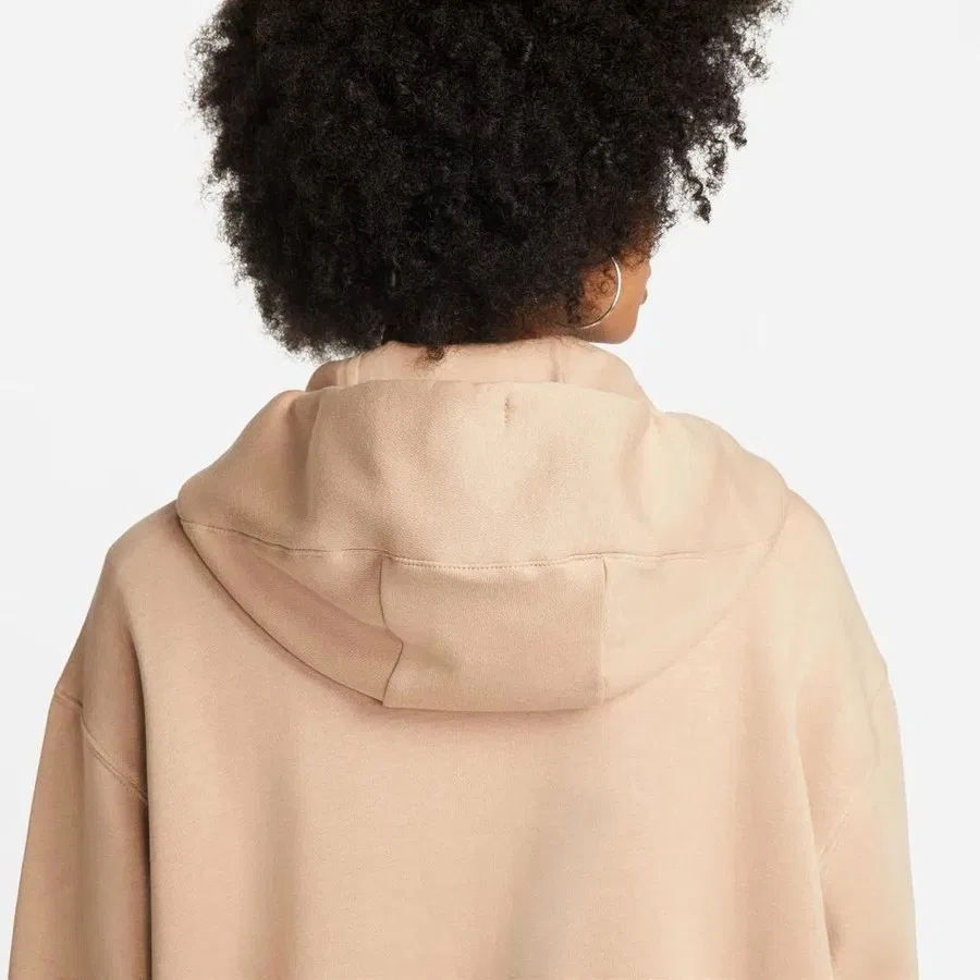 Женский худи оверсайз с полной застежкой-молнией Phoenix Fleece Nike, Коричневый — фото 4