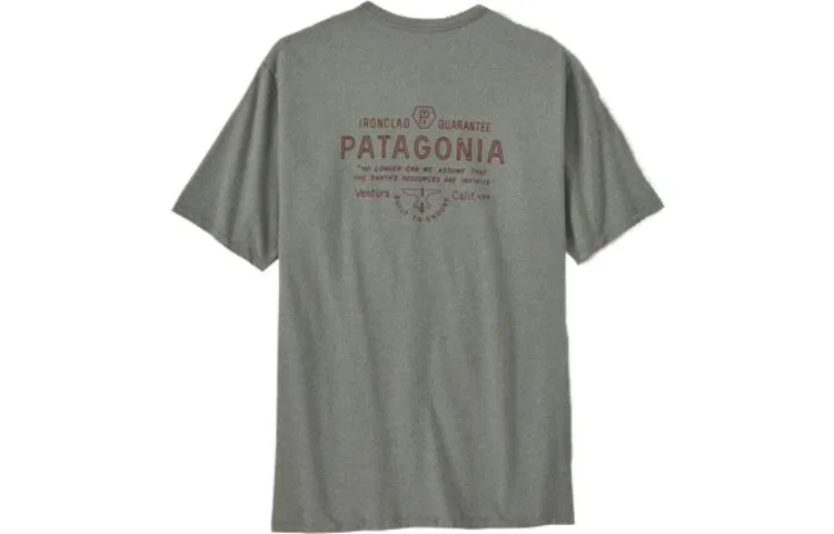 Мужская футболка с круглым вырезом Patagonia Responsibili Tee, Gray/STGN