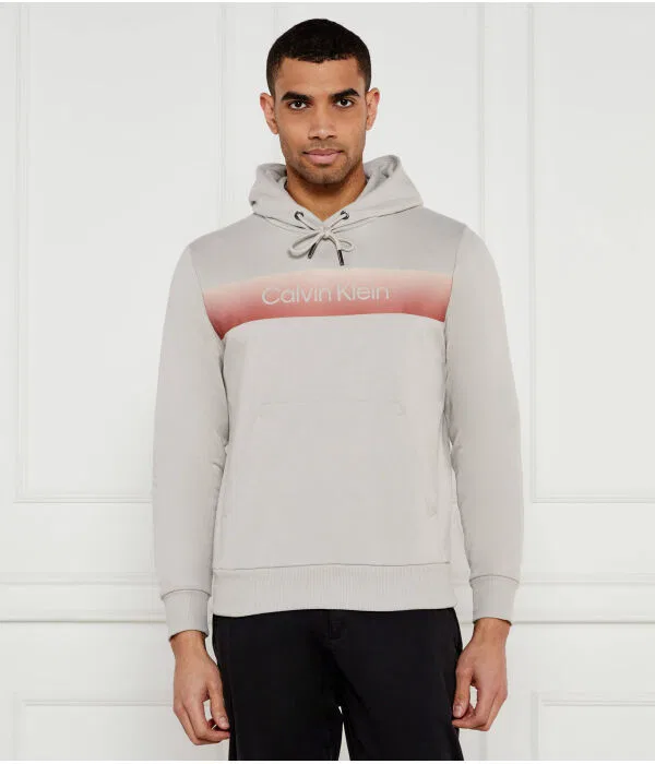 Мужское худи с капюшоном Calvin Klein, бежевый