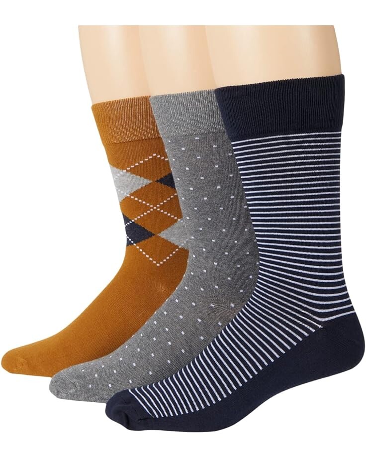 

Носки Selected Homme Otis 3-Pack Socks Gift Box, цвет Tapenade
