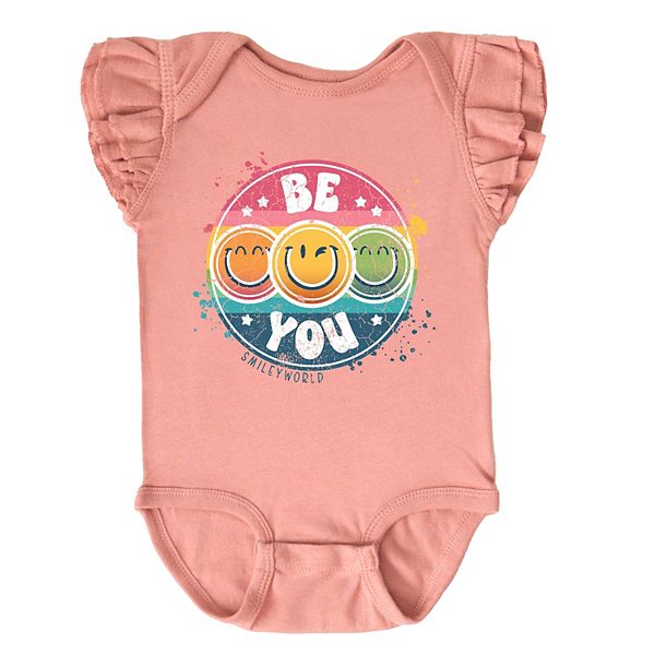 

Боди Smileyworld be you rainbow circle с рукавами-крылышками The Juniper Shop, Mauve