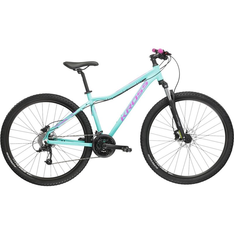 

Горный велосипед Kross Lea 5.0 бирюзовый/фиолетовый 2023