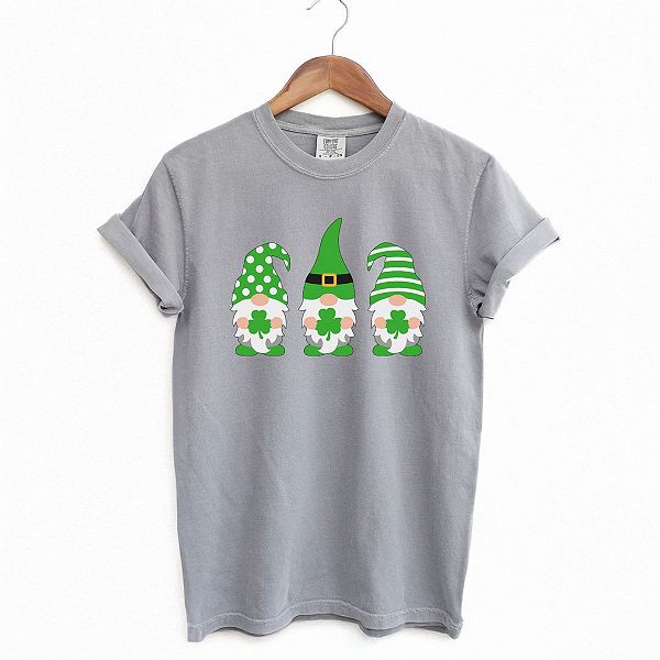 

Футболка Lucky gnomes garment dyed Simply Sage Market, Grey